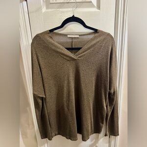 Active USA Tan Knit Sweater